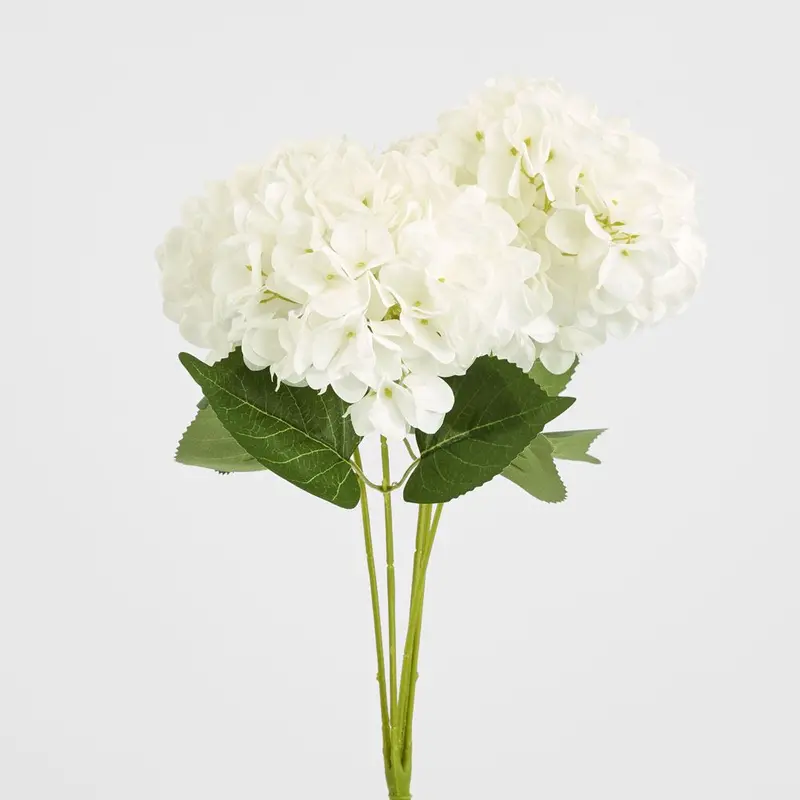 White Hydrangea Stem Bunch – Yasmin Artificial Floral Arrangement 1