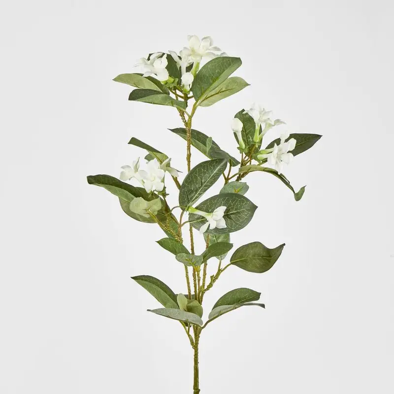 White Stephanotis Artificial Floral Stem 1