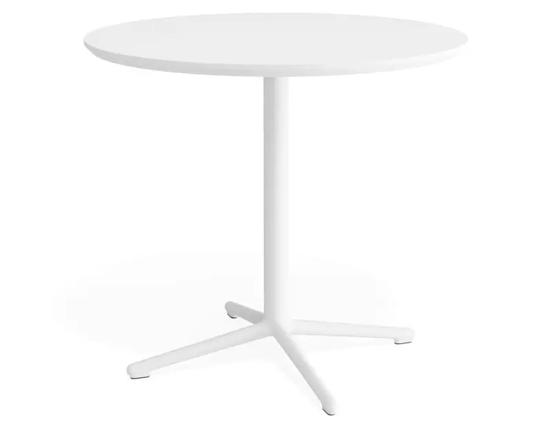 White-Topped Table With Chrome Base 1