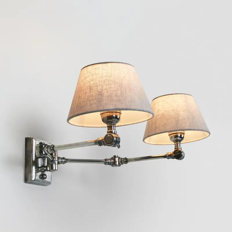 Worcester Wall Light Base In Antique Silver Finish 1