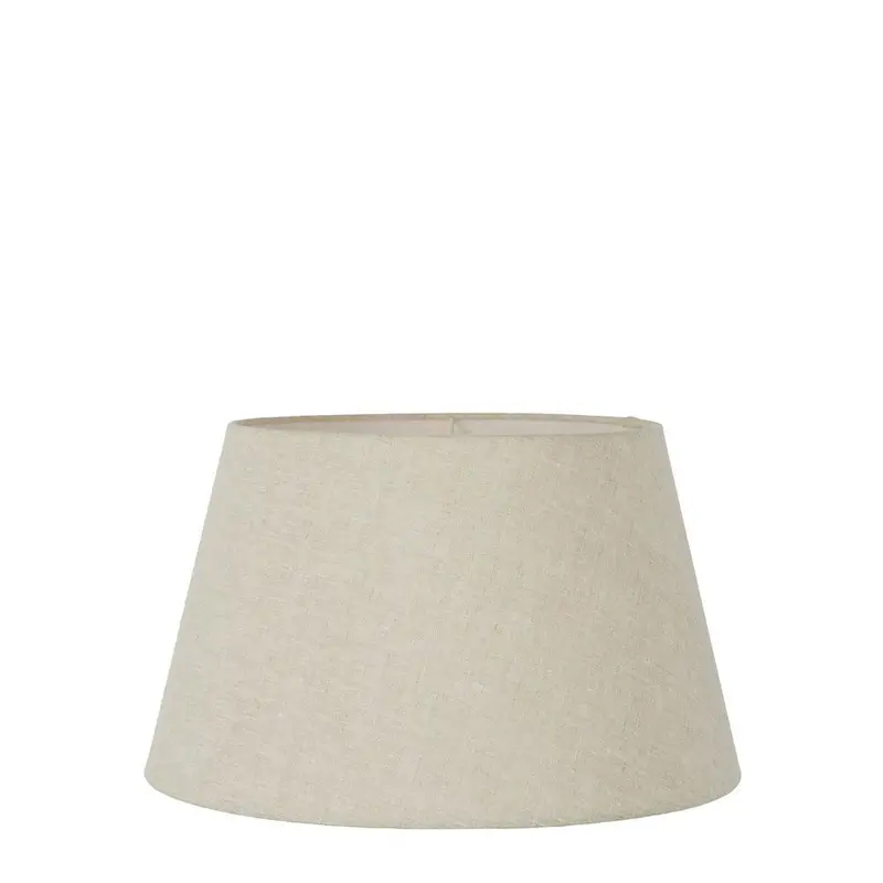 Xs Tapered Linen Lamp Shade In Light Natural Tone – E27 Compatible 1