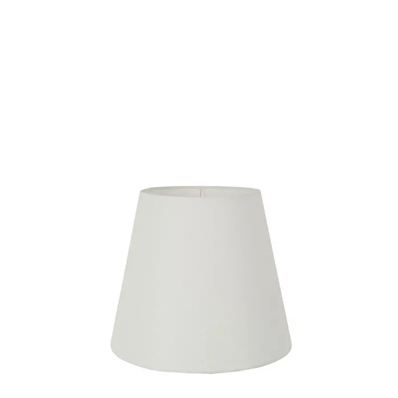 Xxs Tapered Linen Lamp Shade In Textured Ivory – E27 Compatible 1