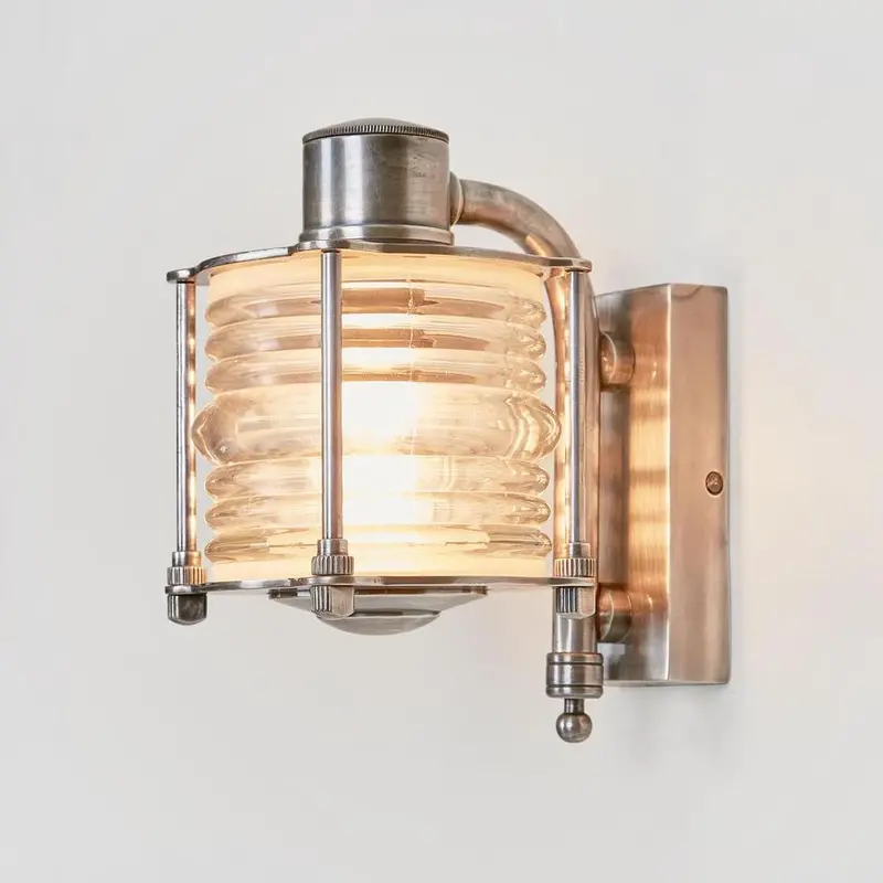 Yarra Outdoor Wall Sconce – Corrosion-Resistant Antique Silver Finish 1