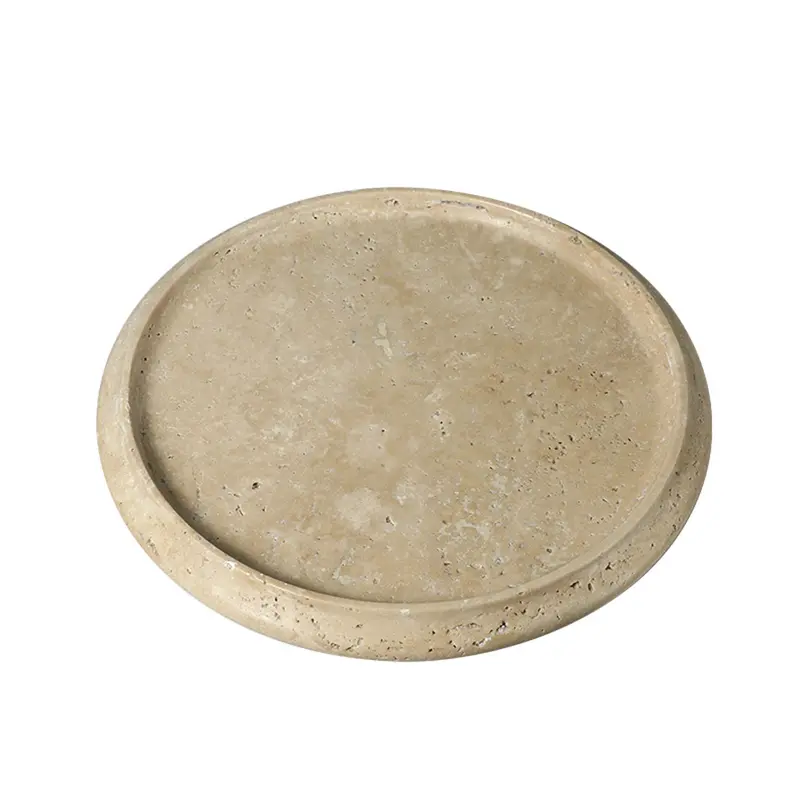 Yellow Marble Serving Plate 1