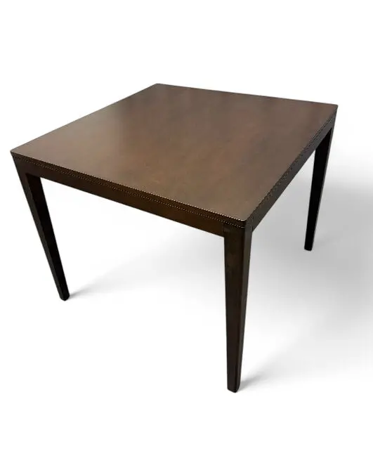 Yulara 4-Person Square Dining Table In Dark Walnut Or Beech Wood (Bundle With Chairs) 1