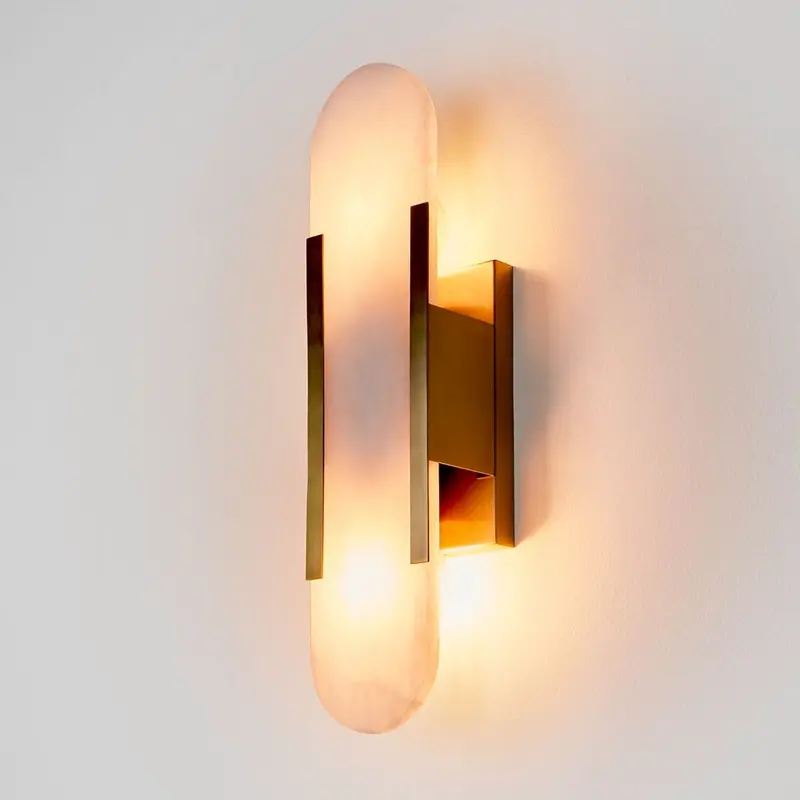 Yves Wall Light – Contemporary Adjustable Brass Fixture 1
