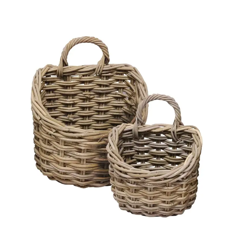 Zanza Set Of Two Wall-Mounted Hanging Baskets 1