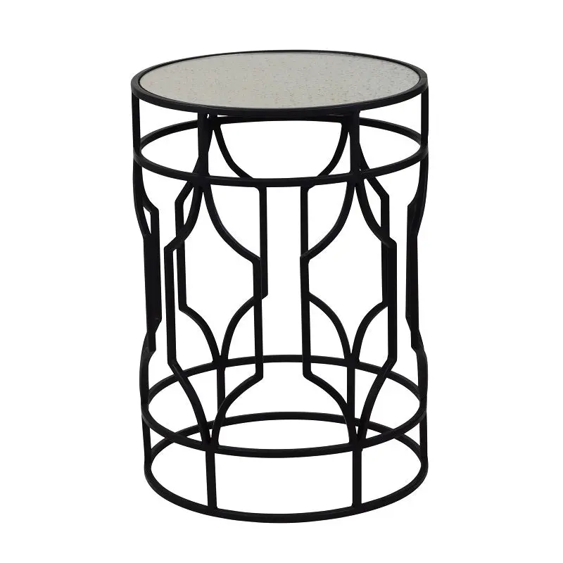 Zara Black Metal Side Table 1