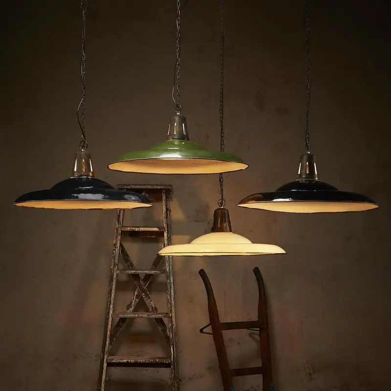 Zetland Oversized Ceiling Pendant – Distressed Old Black Finish 1